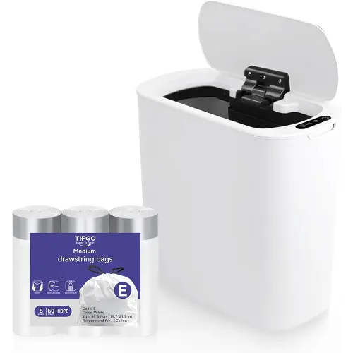 5 Gallon Trash Can with Trash Bags Drawstring