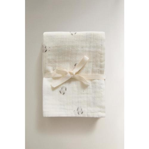 MOUSSELINES BÉBÉ LAPINS (LOT DE 3)
