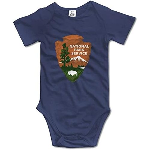 National Park Service Short Sleeve Baby Bodysuit Toddler Rompers Onesie Unisex