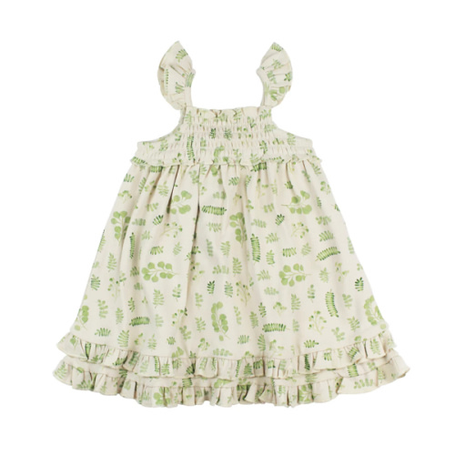 Stone Botanica | Organic Smocked Summer Dress – L'ovedbaby