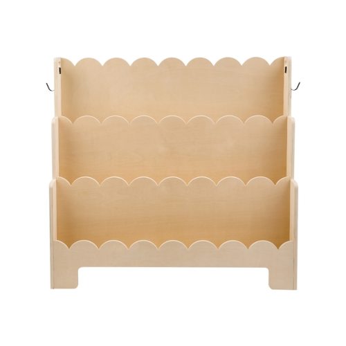 VEVOR 3-Tier Scalloped Kids Bookshelf