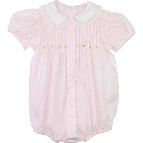 Embroidered Pleated Heirloom Bubble