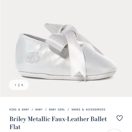 Briley Metallic Faux-Leather Ballet Flat