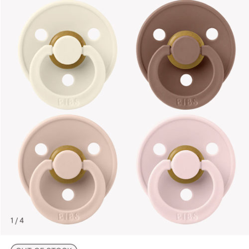 BIBS Colour 4 Pack - Ivory, Blush, Woodchuck, Blossom – Bibsworld store US