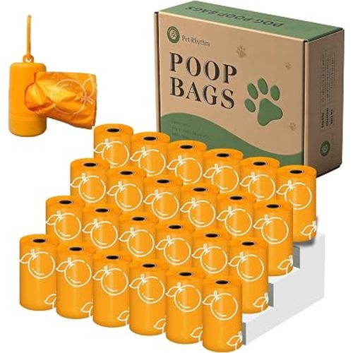 Citrus Scented Dog Poop Bags - 24 Rolls 360 counts Leak Proof