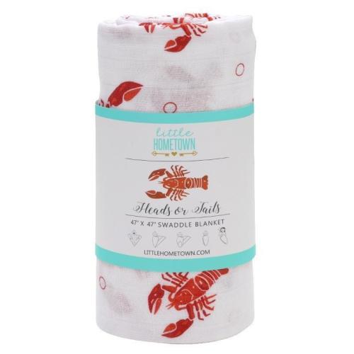 Heads & Tails Baby Muslin Swaddle: Soft Receiving Blanket – Little Hometown