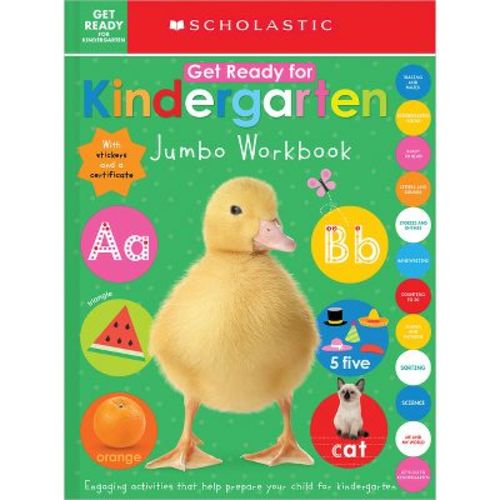 Get Ready for Kindergarten Jumbo Workbook: Scholastic Early Learners (Jumbo Workbook) - (Paperback)