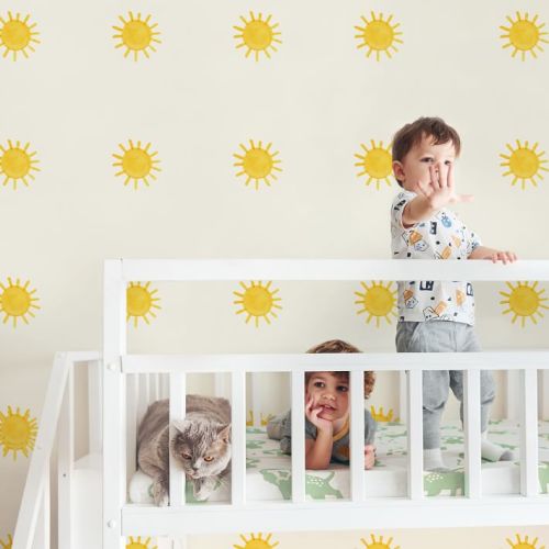 Mej Mej Mini Suns Peel & Stick Wall Decals