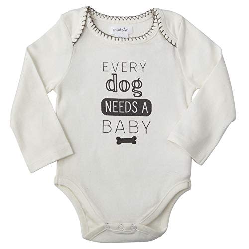 Mud Pie unisex baby Crawler,Multicoloured,0-6 Mud Pie Boutique Every Pet Dog Crawler Multicoloured 0 6 Months, White, 0-6 Months US