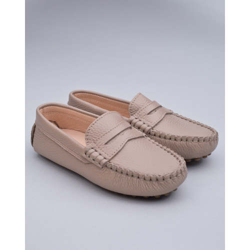Lawrence Taupe Leather Driving Shoe – Fleurisse by Spring Flowers