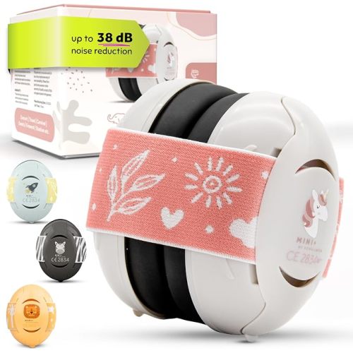 Schallwerk ® Mini+ Baby Ear Muffs – Infant Noise Cancelling Headphones, Toddler Ear Protection, Baby Headphones for Noise