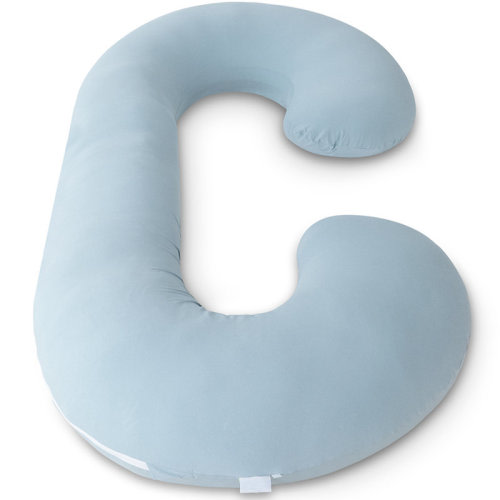 Latitude Run® Pregnancy Pillows For Sleeping, Maternity Pillow With Cooling Cotton Cover, C Shaped For Pregnant Side Sleeping (green Jersey) | Wayfair