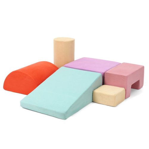 6PCS Toddler Foam Climbing Blocks Set
