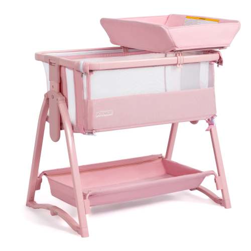 Joymor Solid Wood Baby Crib - Non-Toxic Nursery Bed - Toddler Bed
