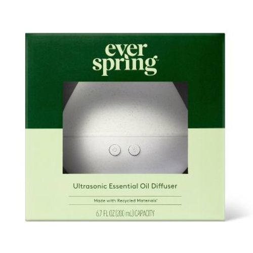Essential Oil Diffuser - 6.7 fl oz - Everspring™: Ultrasonic, Electric, 6-Hour Run Time