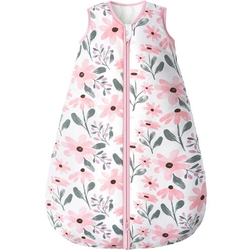 Yoofoss Baby Sleep Sack 12-18 Months, TOG 2.5 Baby Wearable Blanket with 2-Way Zipper, 100% Organic Cotton Fabric Winter Newborn Sleeping sack, Warm Soft Comfy(Large)