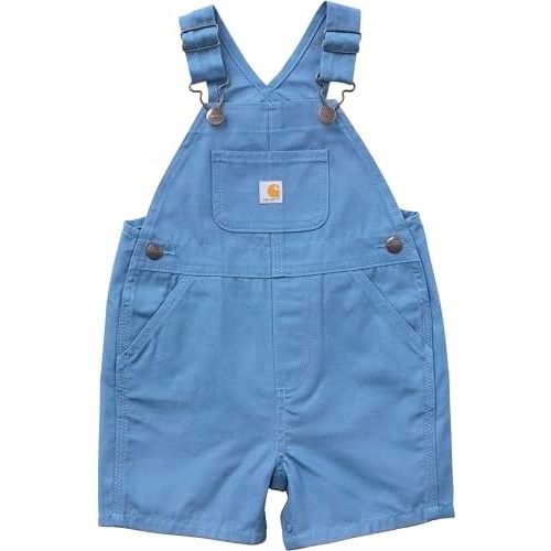 Carhartt Boys' Loose Fit Canvas Logo Shortall