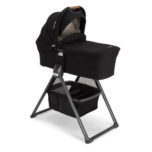 Nuna MIXX Series Bassinet & Stand - Caviar