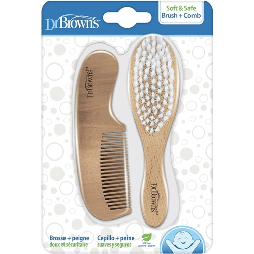 Dr. Brown's Soft and Safe Baby Brush + Comb