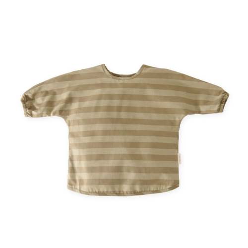 Water Repellent Baby Smock - Moss Stripe – Pehr