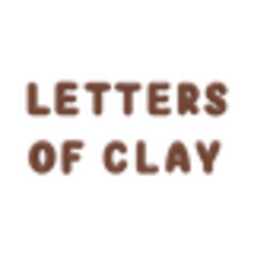 Letter E – handcrafted ceramic decor