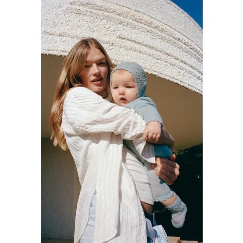 LONG OPENWORK JUMPSUIT - Pastel blue | ZARA United States