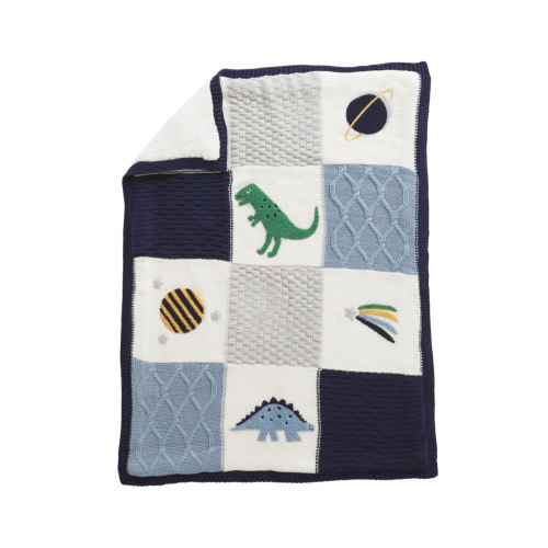 Dino Heirloom Baby Blanket