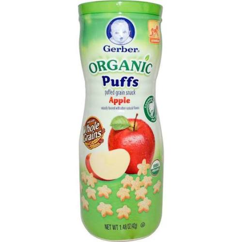 Gerber Organic Puffs, Apple, Crawler - 1.48 oz | Google Shopping