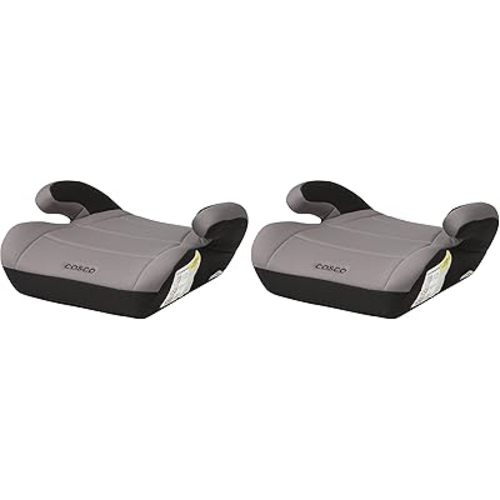 Cosco Topside Backless Booster Car Seat,Lightweight Booster Seats for Cars 40-100 lbs,Backless-Booster Seat for Car,Leo,(Pack of 2)