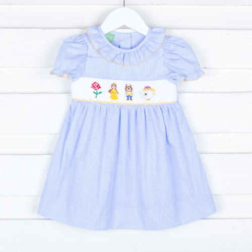 Beauty Princess Smocked Dress