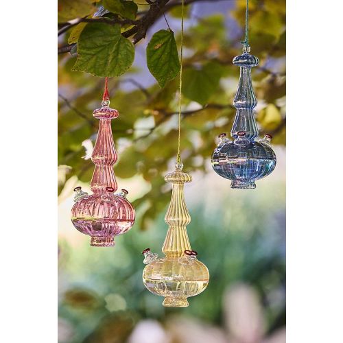 Glass Hummingbird Feeder