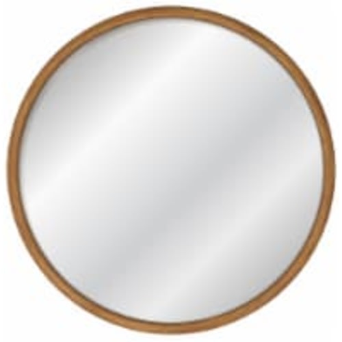 SDS for HD Designs Round Mirror with Wood Frame, 16 in
