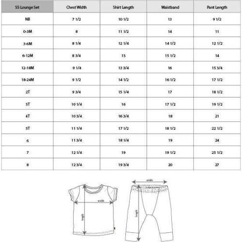 Short Sleeve Lounge Set Retro Banner - Babysprouts | Maisonette