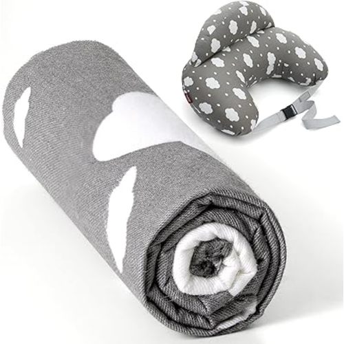 Momcozy Nursing Pillow Cover for Original Pillow- Pioneering Safety Fence - Plus Size Breastfeeding Pillow for Ergonomic Comfort & Support-Easier and Healthier Nursing, Cotton Cover Only