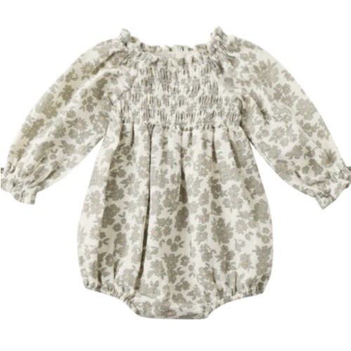 Eden Romper- Green Floral
