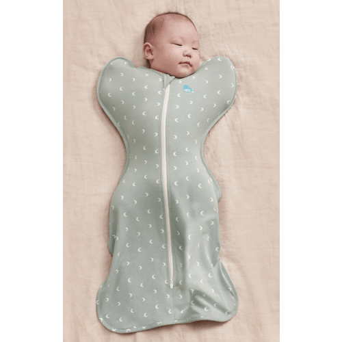 Swaddle Up™ 1.0 TOG Cotton Olive Moon