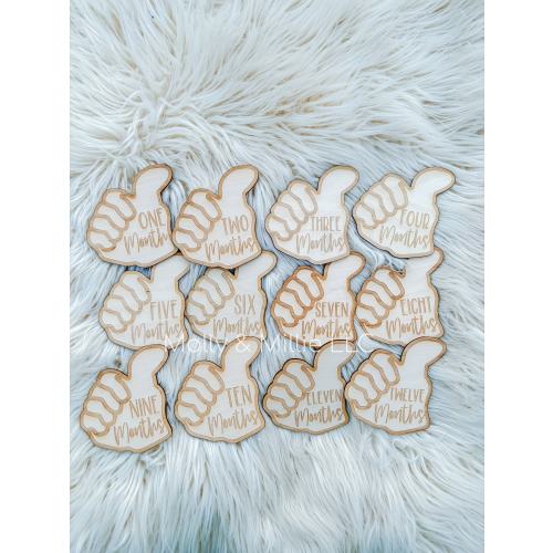 Aggie Baby Monthly Milestone Marker| Baby Shower Gift| Aggie Baby Gift| Aggie Monthly Milestone| Texas Aggie Gift | College Station