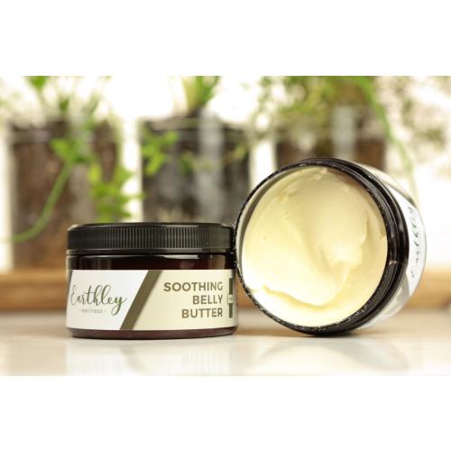 Soothing Belly Butter - To nourish stretched pregnancy skin | Natural Wellness | Earthley | Earthley Wellness
