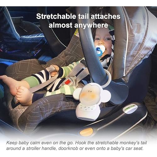 VTech DM1411 Audio Baby Monitor & Portable Soother Dual-Unit Rechargeable Battery, Long Range, Soft-Glow Night Light, Soothing Sounds & Lullabies, Digital Wireless Transmission, Sound Indicator