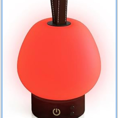 Red Light Therapy Sleep Lamp – 660nm Glow for Better Sleep | Cordless, Dimmable Night Light with Timer | Rechargeable, Portable Red Lamp for Bedroom, Bedside & Travel - Rest Easy, Slumber Deeper