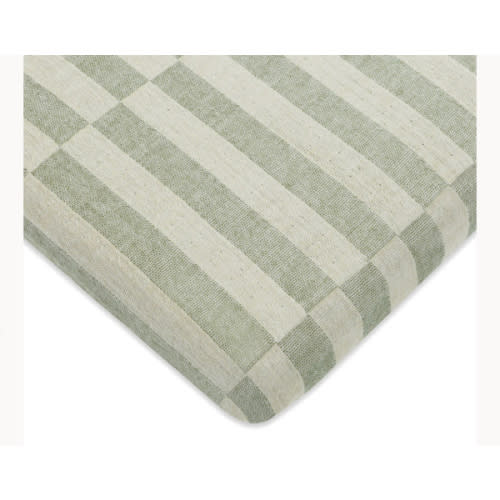 Babyletto All-Stages Midi Crib Sheet in Moss Stripe