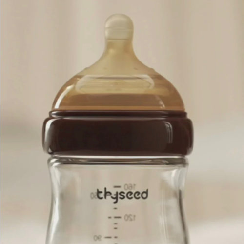Thyseed Glass Natural Feeding Anti-Colic Baby Bottle