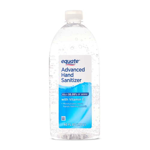 Equate Advanced Hand Sanitizer with Vitamin E, 60 fl oz HSA/FSA Eligible