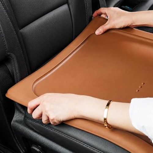 Silicone Waterproof Car Seat Cover Baby Girl Boy Infant Siliguard Brown