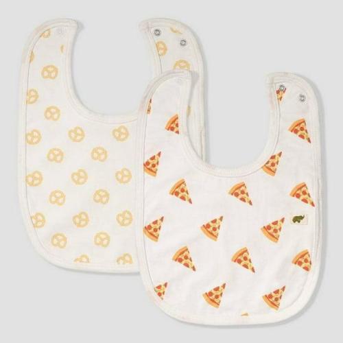 2 Pack Bib Bundle - Pizza / Pretzel – Manymoons