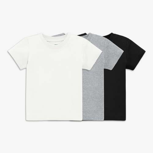 Baby tee 3-pack - Neutral mix / 6-12