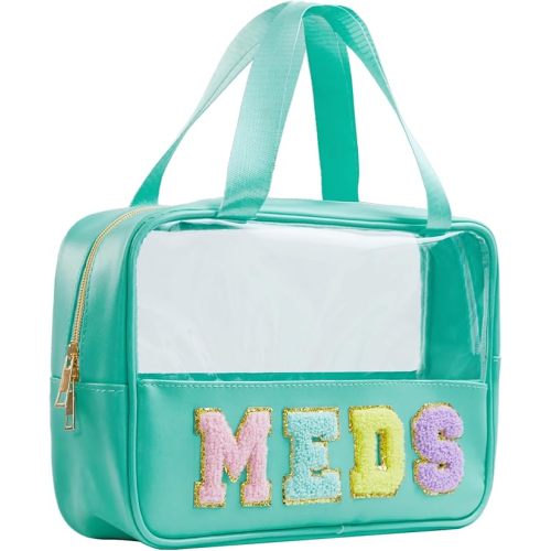 Medicine Bag Chenille Letter Nylon Medicine Bag - MEDS