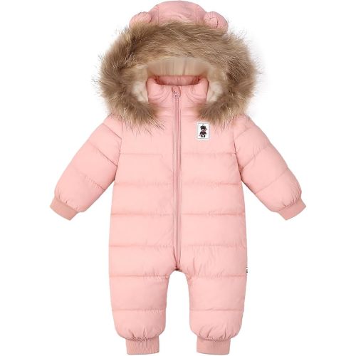 Newborn Baby Girls Winter Snowsuit Toddler Boys Snowsuits Coats