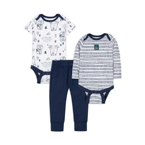 Little Star 100% Cotton 3 Piece Baby Boy Outfit Set