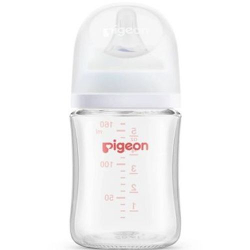 Pigeon Nurture & Nest Wide-Neck Anti-Colic Glass Baby Bottle with Nipple - 5 fl oz